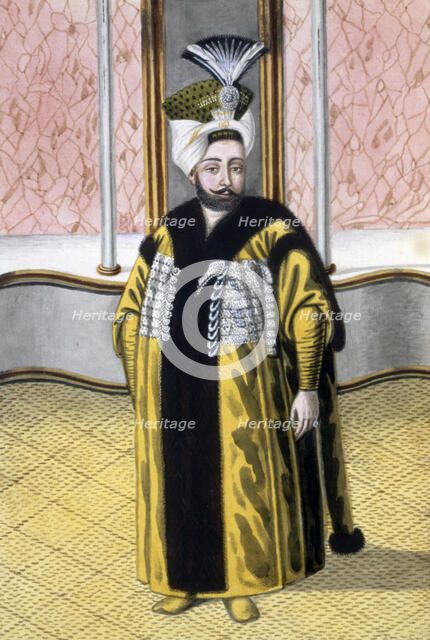 Mustafa IV, Ottoman Emperor, 1808. Artist: John Young