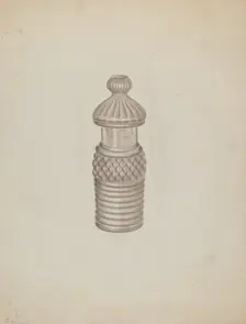 Mustard Pot, 1935/1942. Creator: Michael Fenga