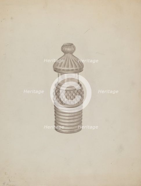 Mustard Pot, 1935/1942. Creator: Michael Fenga.