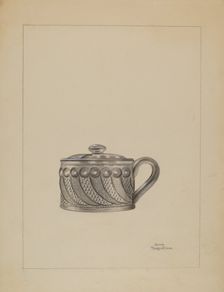 Mustard Pot, c. 1936. Creator: John Tarantino