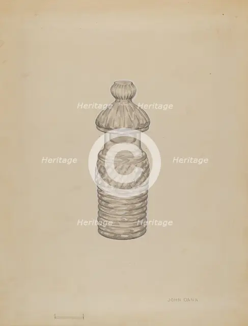 Mustard Pot, c. 1936. Creator: John Dana.