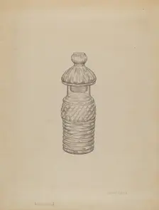 Mustard Pot, c. 1936. Creator: John Dana