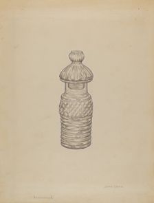 Mustard Pot, c. 1936. Creator: John Dana