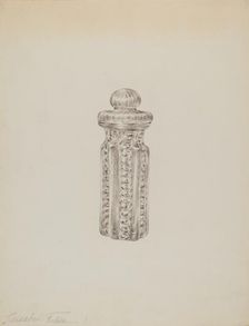 Mustard Pot, c. 1939. Creator: Elisabeth Fulda