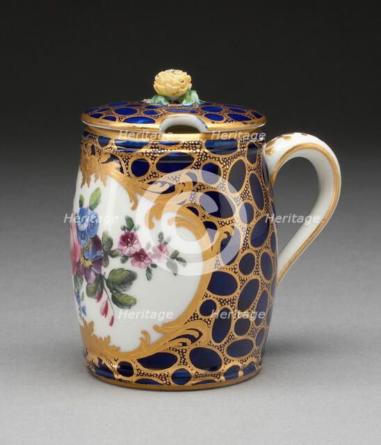 Mustard Pot, Sèvres, 1757. Creator: Sèvres Porcelain Manufactory.