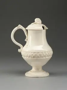 Mustard Pot, Yorkshire, 1780/90. Creator: Leeds Pottery