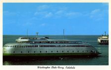 MV Kalakala Washington State ferry, Seattle, Washington, USA, 1959