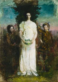 My Children (Mary, Gerald, and Gladys Thayer), ca. 1897. Creator: Abbott Handerson Thayer