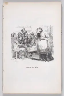My cure from The Complete Works of Béranger, 1836. Creator: Jean Ignace Isidore Gerard