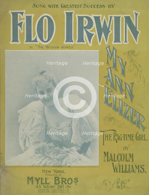 'My Ann Elizer', 1898. Creator: Unknown.