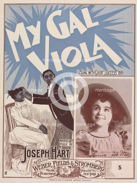 'My gal Viola', 1899. Creator: Unknown.