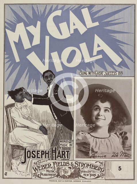 'My gal Viola', 1899. Creator: Unknown.