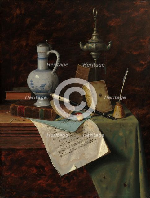 My Gems, 1888. Creator: William Michael Harnett.