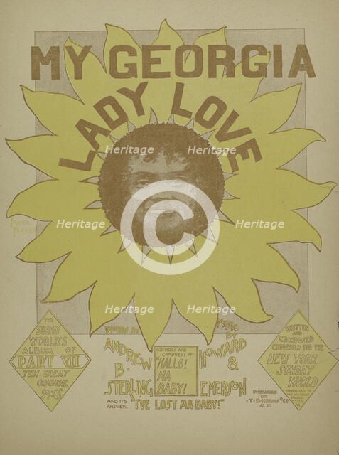 'My Georgia lady-love', 1899. Creator: Unknown.