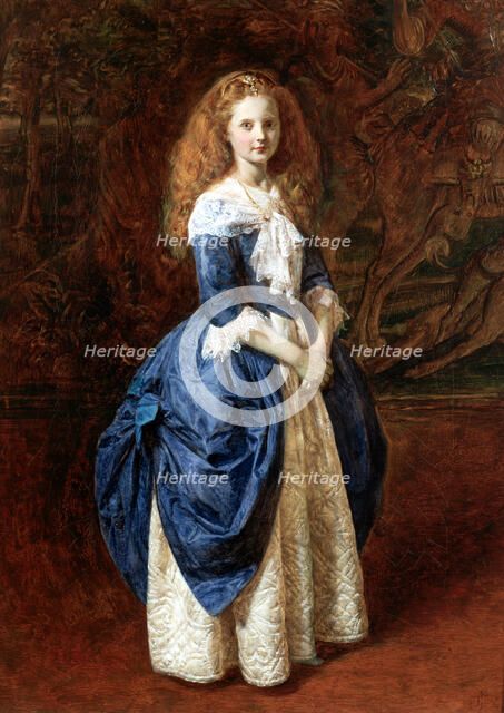 'My Great Grandmother', portrait of a child, 1865. Artist: James Archer