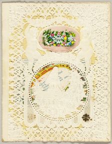 My Dove (Valentine), 1850/59. Creator: David Mossman