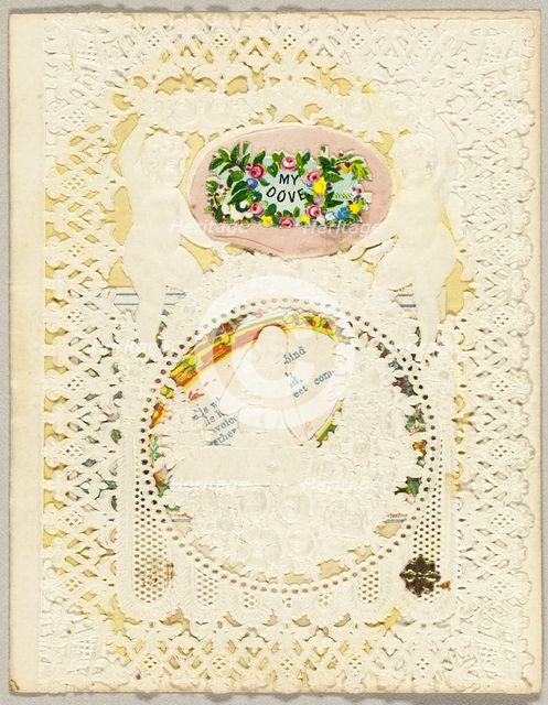 My Dove (Valentine), 1850/59. Creator: David Mossman.