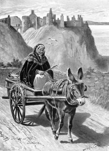 My Donkey an Me 1902-1903.Artist: John Carey