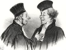 My dear! You fainted... admirably. It really made a lasting impression!, 1838. Creator: Daumier, Honoré (1808-1879)