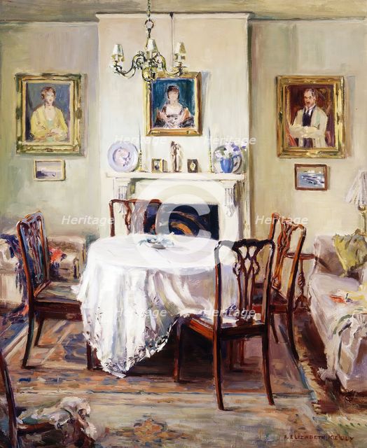 My dining room, c1936. Creator: Annie Elizabeth Kelly.