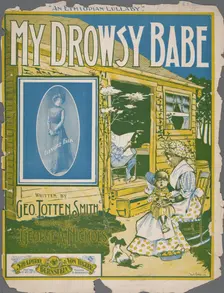 My drowsy babe 1900. Creator: Bert Cobb