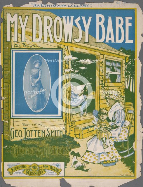 'My drowsy babe', 1900. Creator: Bert Cobb.