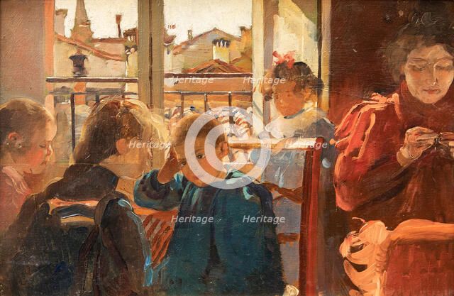 My family, 1898. Creator: Scorzoni, Alessandro (1858-1933).