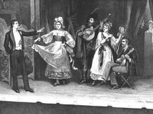 My First Season'; Private Theatre--A Dress Rehearsal 1890. Creator: Arthur Hopkins