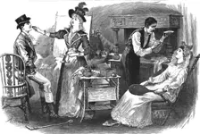 My First Season'; The Green Room 1890. Creator: Arthur Hopkins