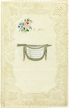 My Heart Beats Fondly (Valentine), 1850/59. Creator: Joseph Addenbrooke
