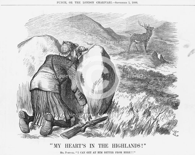 "My Heart's in the Highlands!", 1888.  Creator: Joseph Swain.
