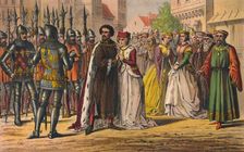 My lord, the mind of Bolingbroke is chang'd; You must to Pomfret, not unto the Tower c1875. Artist: Robert Charles Dudley