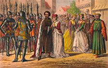 My lord, the mind of Bolingbroke is chang'd; You must to Pomfret, not unto the Tower c1875. Artist: Robert Charles Dudley