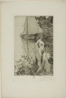 My Model and my Boat, 1894. Creator: Anders Leonard Zorn