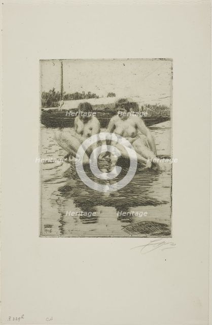 My Models, 1916. Creator: Anders Leonard Zorn.