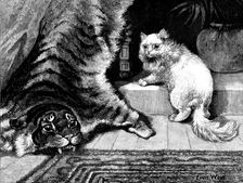 My Noble Kinsman, 1890. Creator: Louis Wain