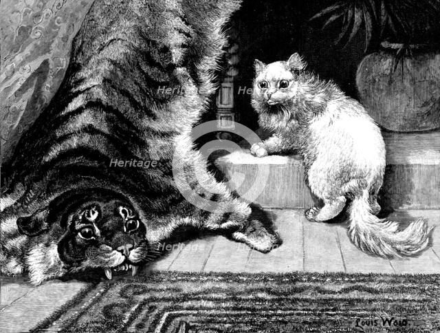 My Noble Kinsman, 1890. Creator: Louis Wain.