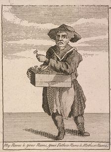 My Name & Your Name, your Fathers Name & Mothers Name Cries of London, (c1688?). Artist: Anon