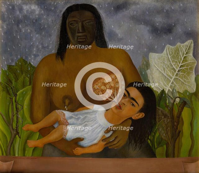 My Nurse and I (Mi Nana y Yo), 1937. Creator: Frida Kahlo.
