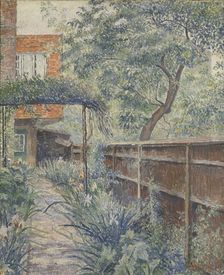 My Studio Garden, 1938. Artist: Lucien Pissarro