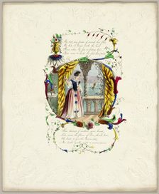 My Rest, My Peace of Mind Has Fled (Valentine), c. 1840. Creator: George Kershaw