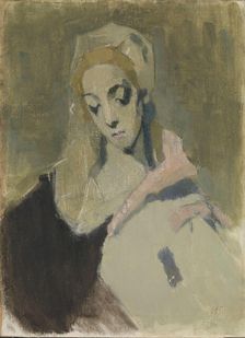 My Worldly Madonna, 1944. Creator: Helene Schjerfbeck