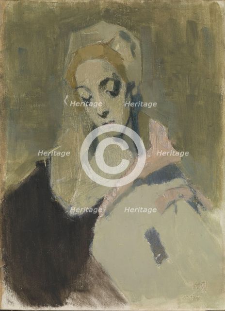 My Worldly Madonna, 1944. Creator: Helene Schjerfbeck.