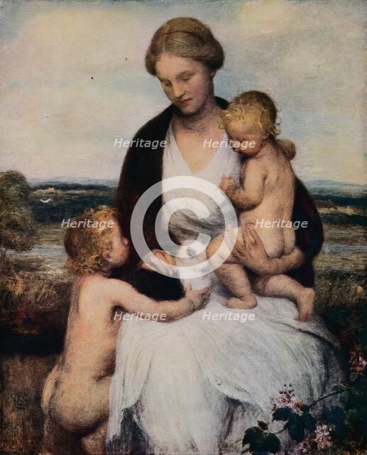 'My Thoughts Are My Children', c1900, (1912). Artist: Edward Stott.