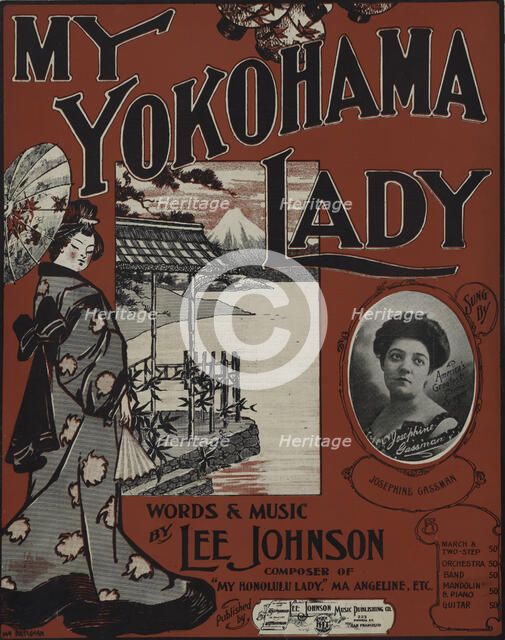'My Yokohama lady', 1901. Creator: Unknown.
