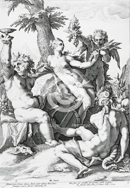 Mythological and Allegorical Subjects (image 5 of 5), 1588. Creator: Jacob Matham.
