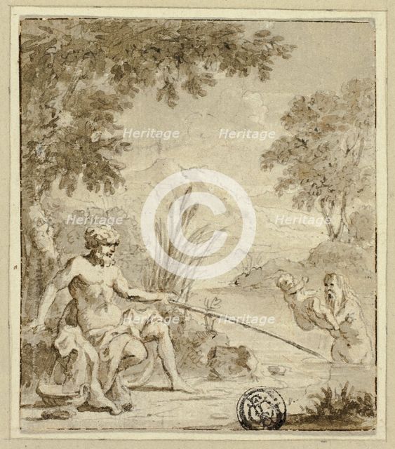 Mythological Birth of a God or Demi-God from a River, n.d. Creator: Jan Goeree.