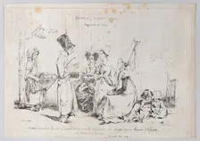Mythological Gallery: Judgement of Paris, ca. 1829-31. Creator: Pierre Langlumé