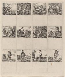 Mythological Playing Cards, 1644. Creator: Stefano della Bella