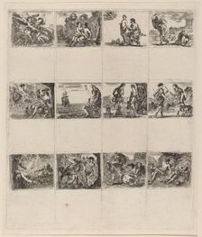 Mythological Playing Cards, 1644. Creator: Stefano della Bella